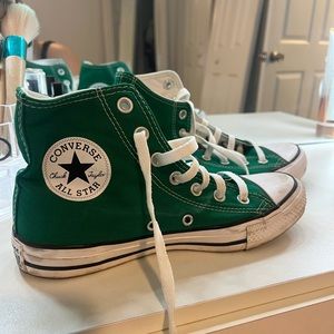 green high top converse